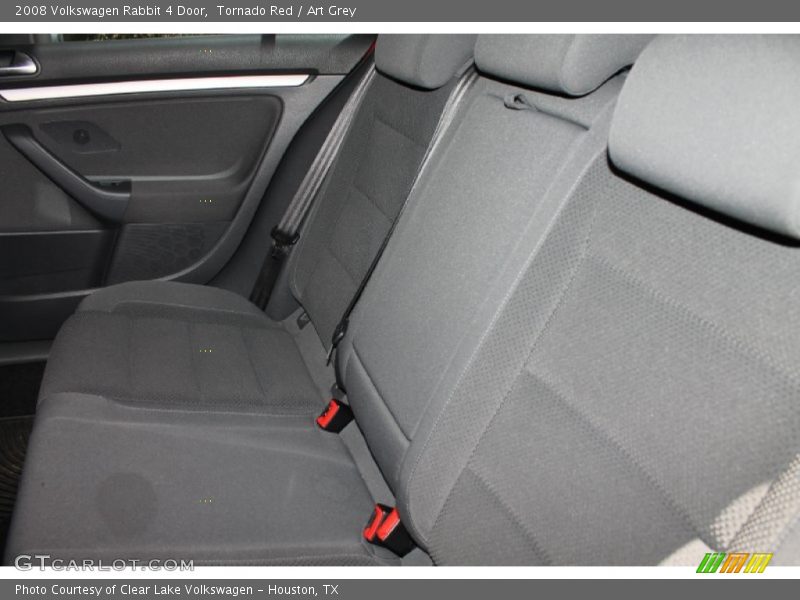 Tornado Red / Art Grey 2008 Volkswagen Rabbit 4 Door