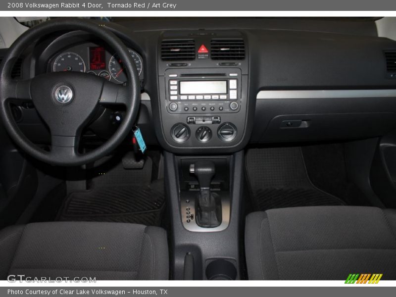 Tornado Red / Art Grey 2008 Volkswagen Rabbit 4 Door