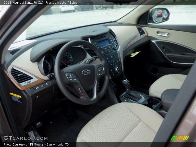Beige Interior - 2013 Santa Fe GLS 