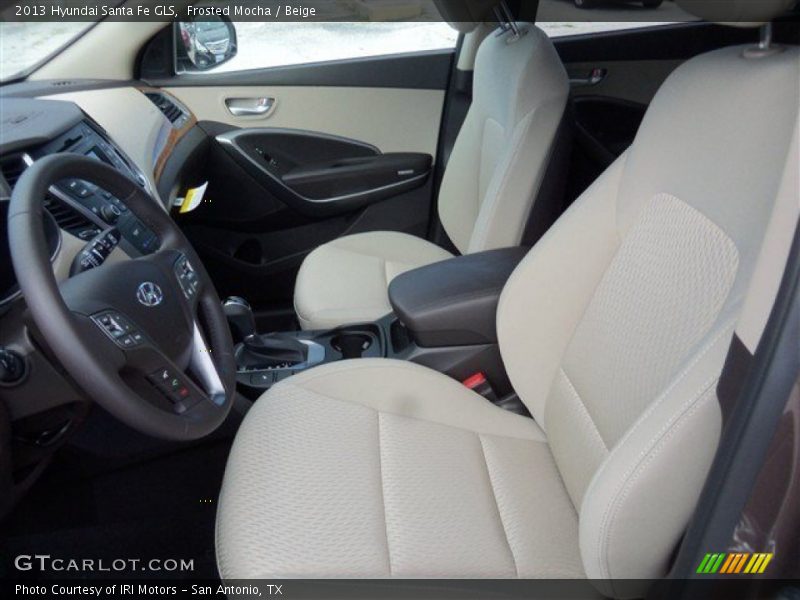  2013 Santa Fe GLS Beige Interior