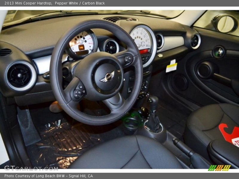 Pepper White / Carbon Black 2013 Mini Cooper Hardtop