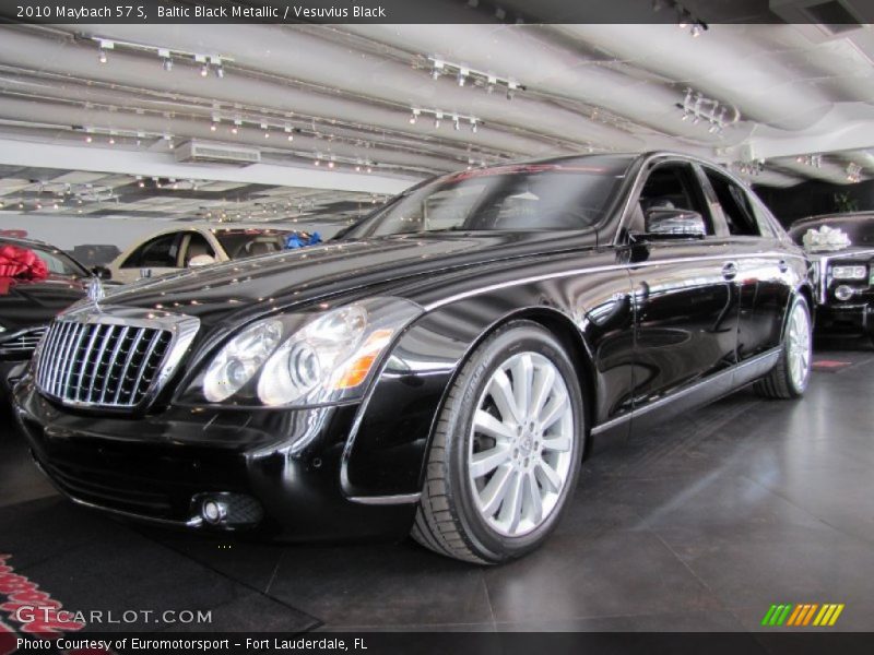 Baltic Black Metallic / Vesuvius Black 2010 Maybach 57 S