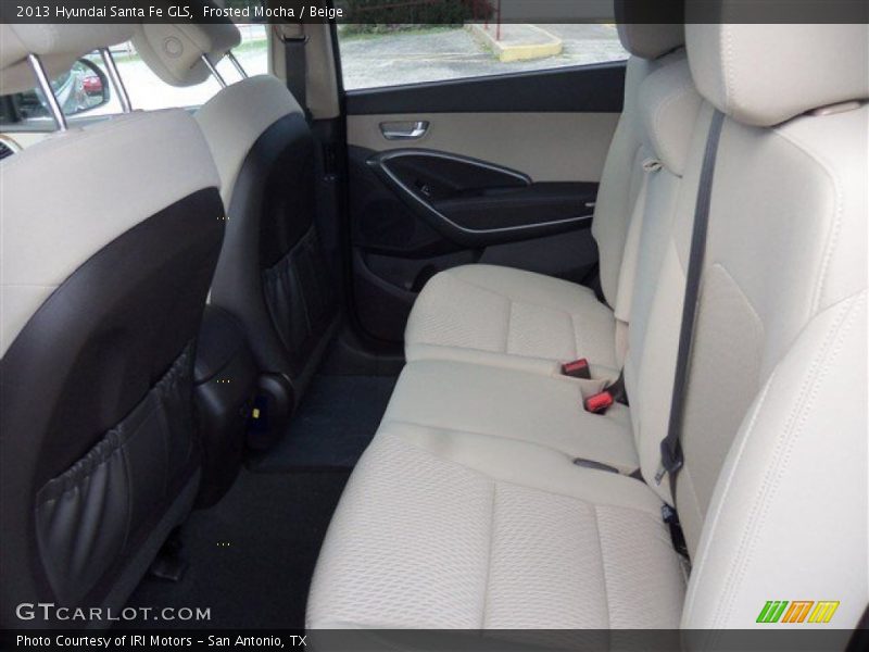 Rear Seat of 2013 Santa Fe GLS