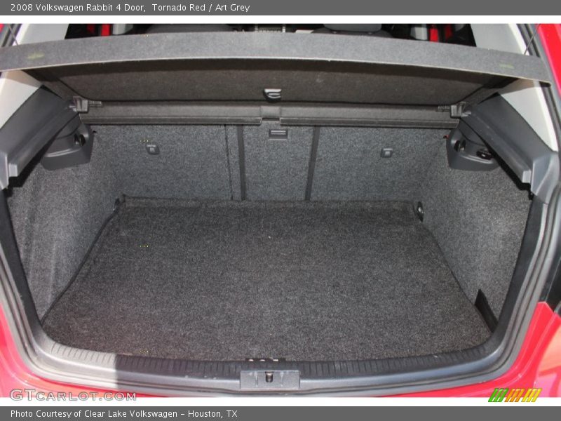 Tornado Red / Art Grey 2008 Volkswagen Rabbit 4 Door