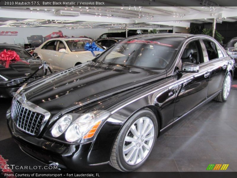 Baltic Black Metallic / Vesuvius Black 2010 Maybach 57 S
