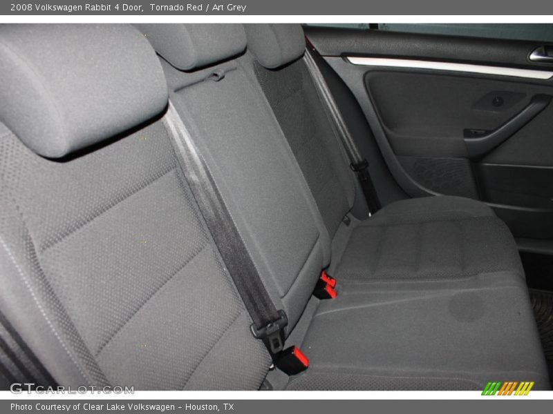 Tornado Red / Art Grey 2008 Volkswagen Rabbit 4 Door