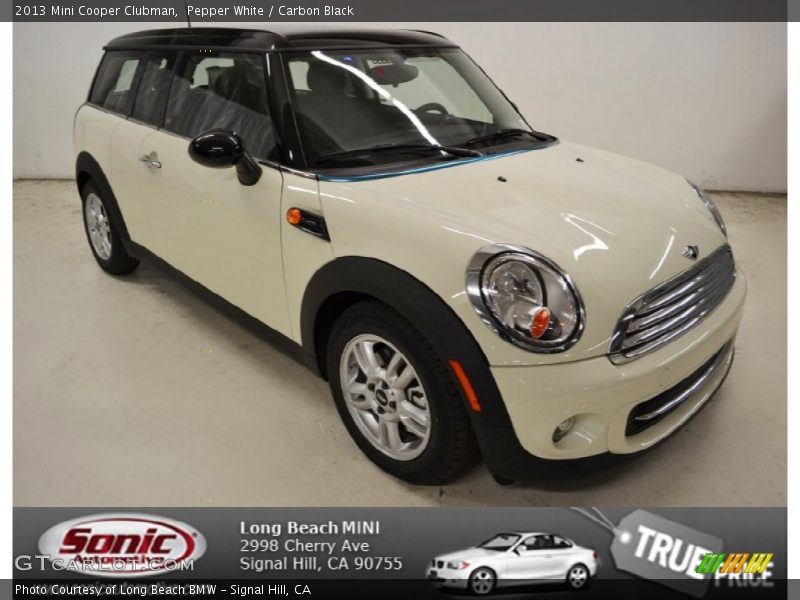 Pepper White / Carbon Black 2013 Mini Cooper Clubman