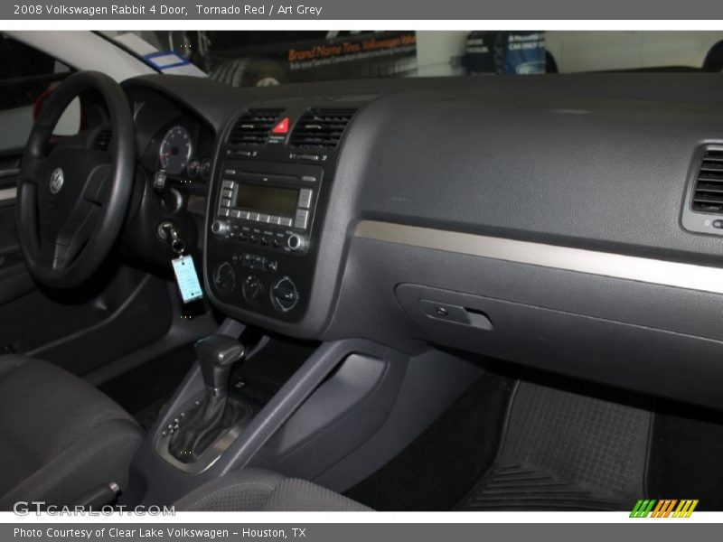 Tornado Red / Art Grey 2008 Volkswagen Rabbit 4 Door