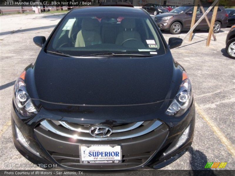 Black Noir Pearl / Beige 2013 Hyundai Elantra GT