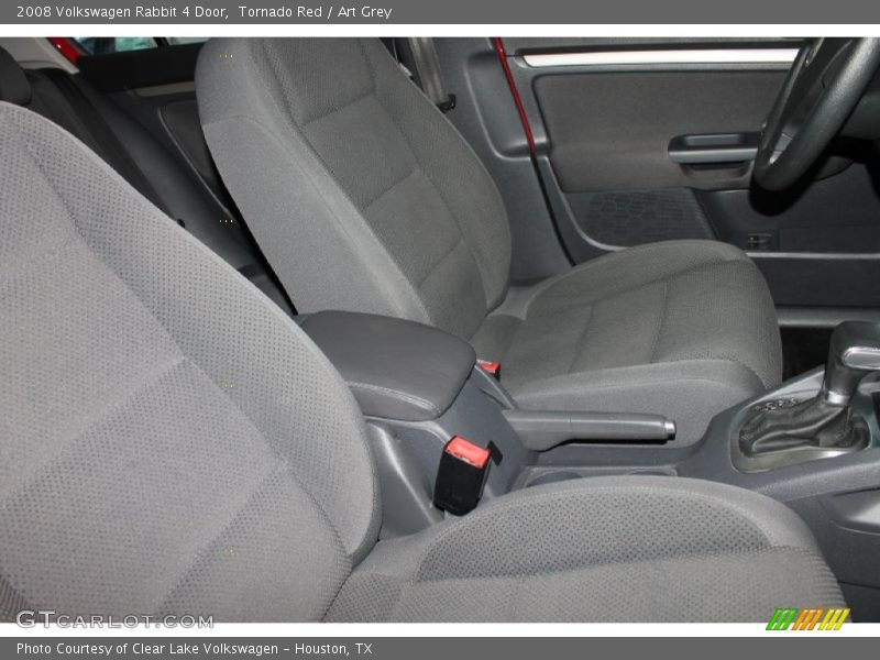 Tornado Red / Art Grey 2008 Volkswagen Rabbit 4 Door