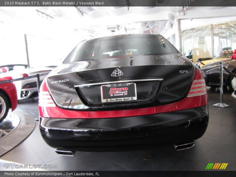 Baltic Black Metallic / Vesuvius Black 2010 Maybach 57 S