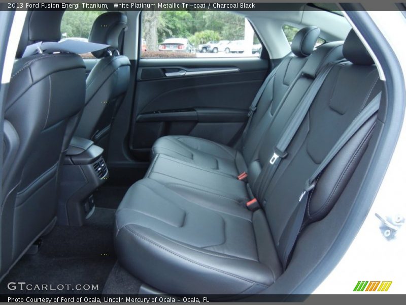 Rear Seat of 2013 Fusion Energi Titanium