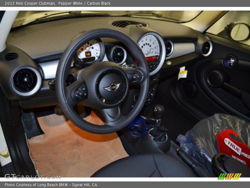 Pepper White / Carbon Black 2013 Mini Cooper Clubman