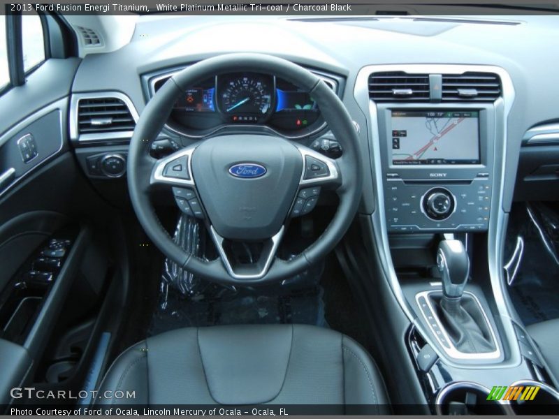 Dashboard of 2013 Fusion Energi Titanium