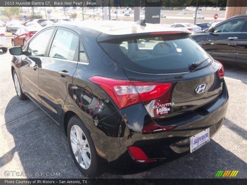 Black Noir Pearl / Beige 2013 Hyundai Elantra GT