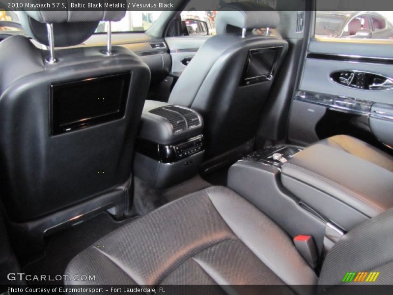 Rear Seat of 2010 57 S