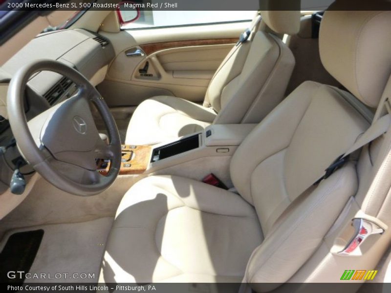 Magma Red / Shell 2000 Mercedes-Benz SL 500 Roadster