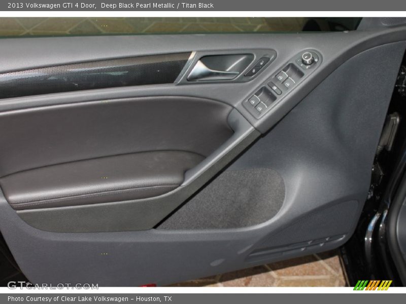 Deep Black Pearl Metallic / Titan Black 2013 Volkswagen GTI 4 Door