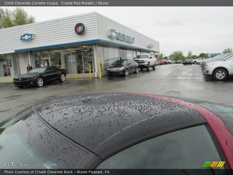 Crystal Red Metallic / Ebony 2008 Chevrolet Corvette Coupe