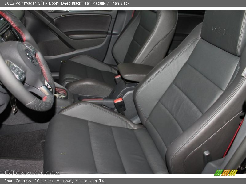 Deep Black Pearl Metallic / Titan Black 2013 Volkswagen GTI 4 Door