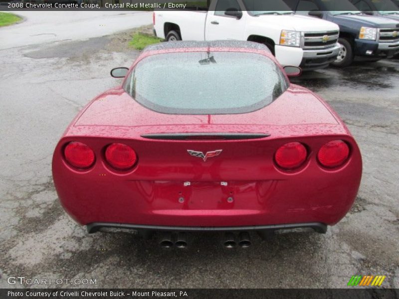 Crystal Red Metallic / Ebony 2008 Chevrolet Corvette Coupe