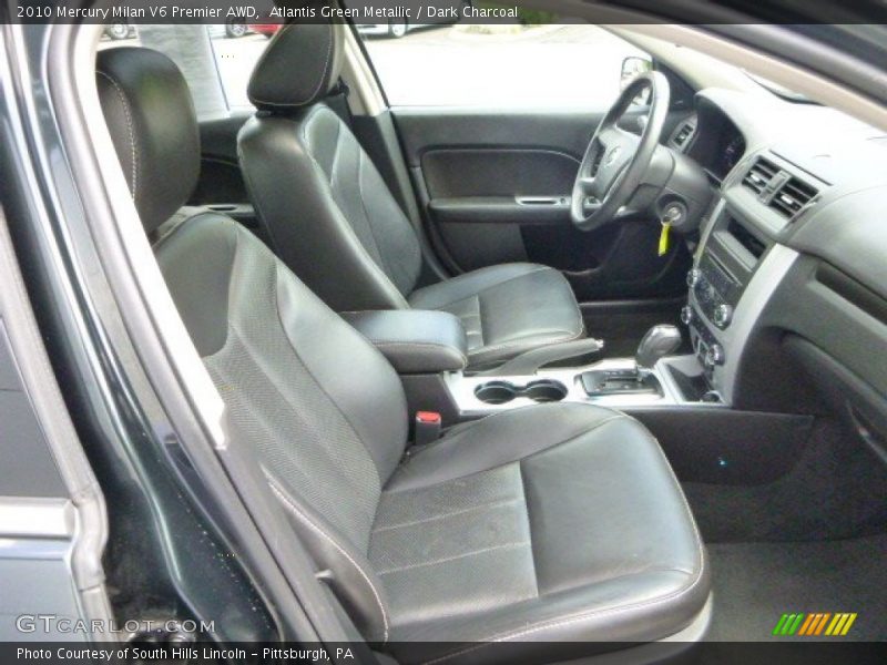 Atlantis Green Metallic / Dark Charcoal 2010 Mercury Milan V6 Premier AWD