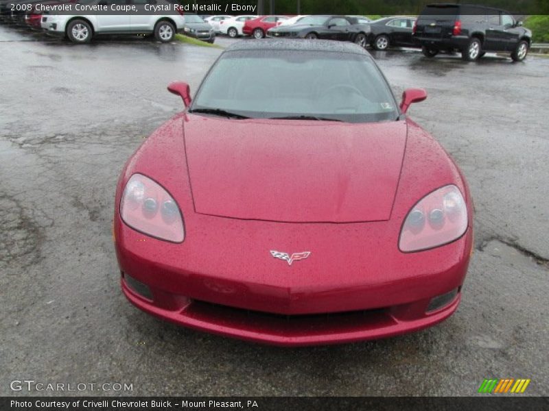Crystal Red Metallic / Ebony 2008 Chevrolet Corvette Coupe
