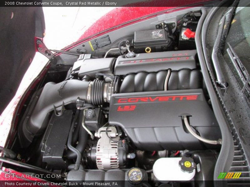  2008 Corvette Coupe Engine - 6.2 Liter OHV 16-Valve LS3 V8