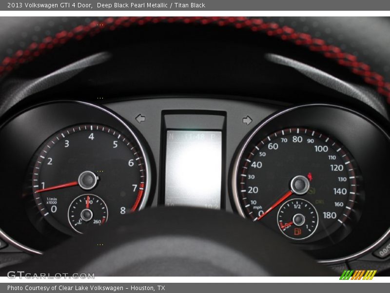 Deep Black Pearl Metallic / Titan Black 2013 Volkswagen GTI 4 Door
