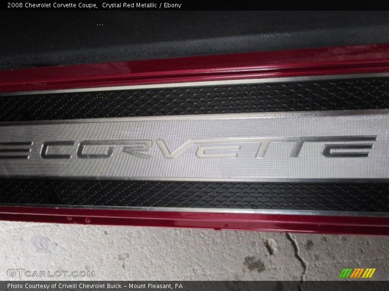 Crystal Red Metallic / Ebony 2008 Chevrolet Corvette Coupe