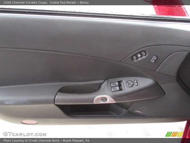 Crystal Red Metallic / Ebony 2008 Chevrolet Corvette Coupe