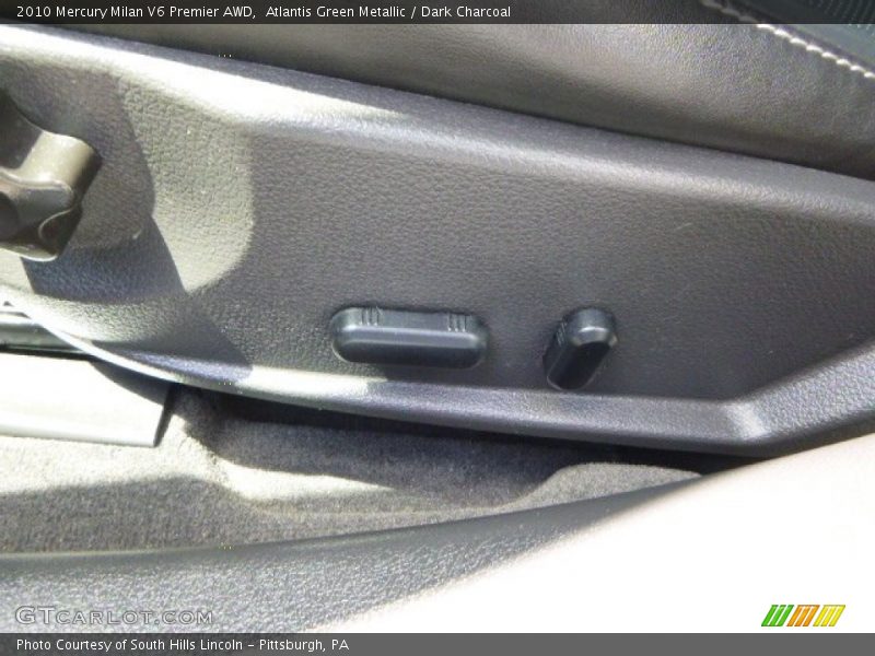 Atlantis Green Metallic / Dark Charcoal 2010 Mercury Milan V6 Premier AWD