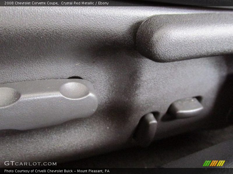 Crystal Red Metallic / Ebony 2008 Chevrolet Corvette Coupe