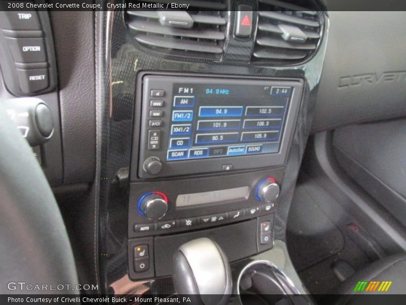 Crystal Red Metallic / Ebony 2008 Chevrolet Corvette Coupe