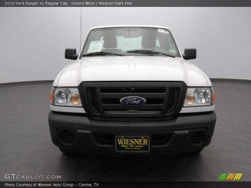 Oxford White / Medium Dark Flint 2010 Ford Ranger XL Regular Cab