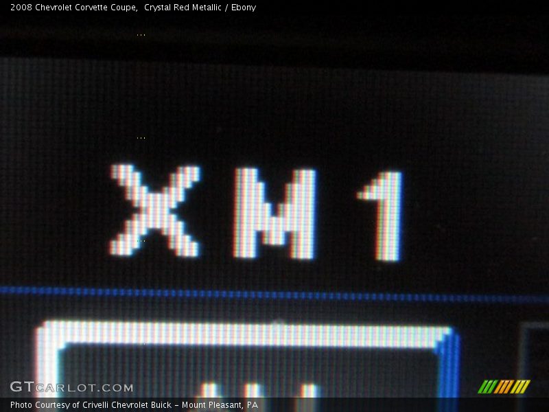 Crystal Red Metallic / Ebony 2008 Chevrolet Corvette Coupe