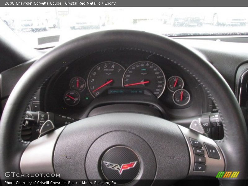 Crystal Red Metallic / Ebony 2008 Chevrolet Corvette Coupe