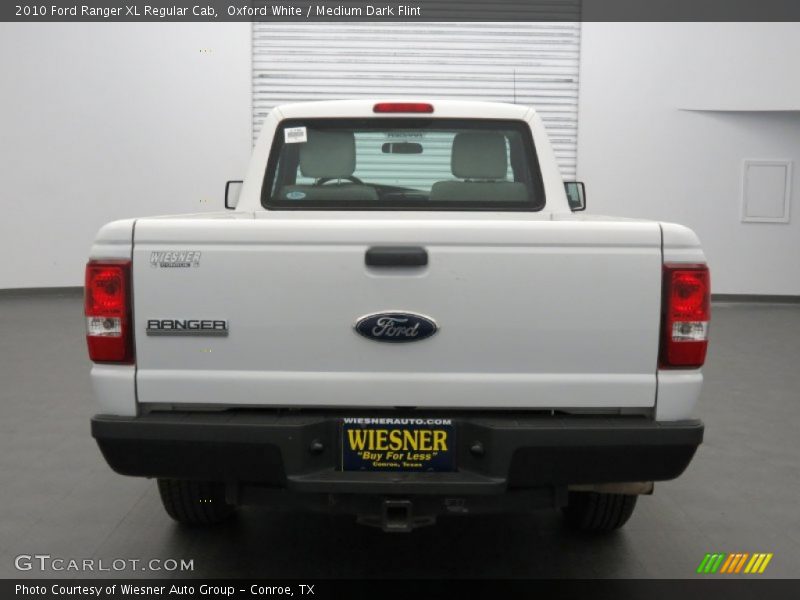 Oxford White / Medium Dark Flint 2010 Ford Ranger XL Regular Cab