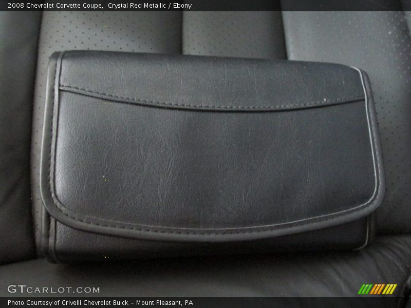 Crystal Red Metallic / Ebony 2008 Chevrolet Corvette Coupe