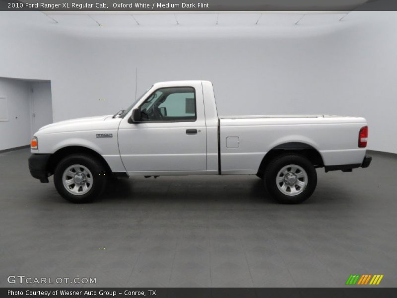 Oxford White / Medium Dark Flint 2010 Ford Ranger XL Regular Cab