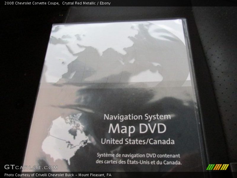 Crystal Red Metallic / Ebony 2008 Chevrolet Corvette Coupe