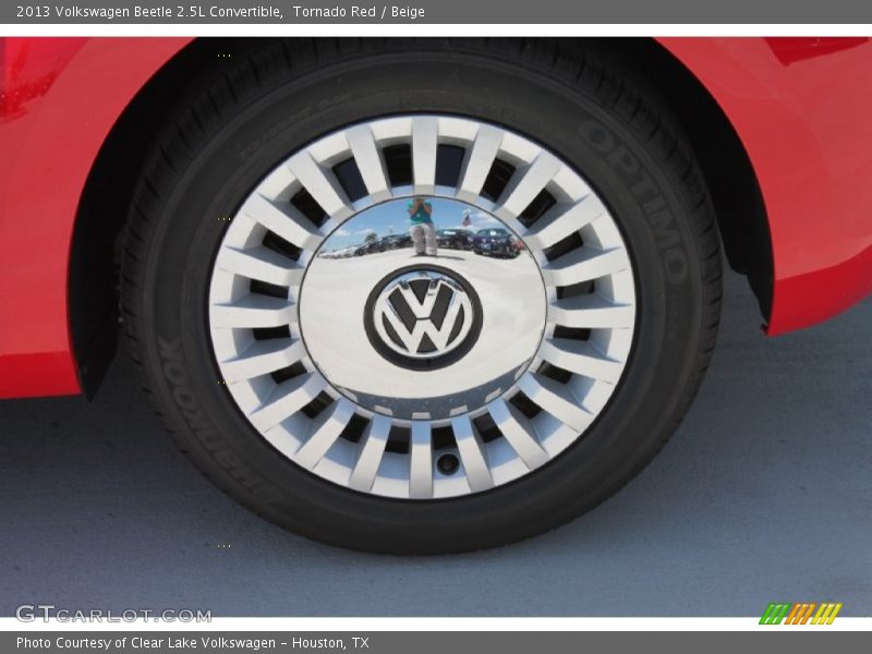 Tornado Red / Beige 2013 Volkswagen Beetle 2.5L Convertible