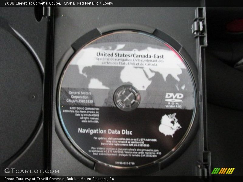 Crystal Red Metallic / Ebony 2008 Chevrolet Corvette Coupe