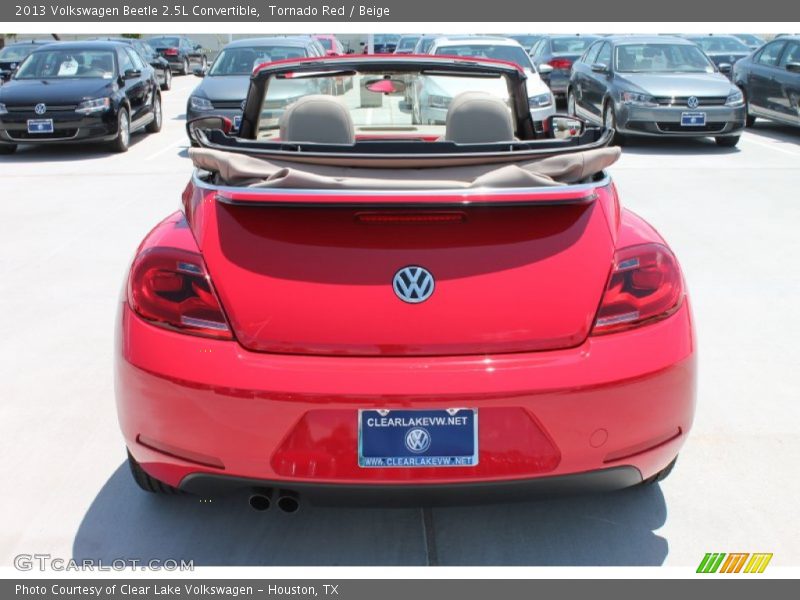 Tornado Red / Beige 2013 Volkswagen Beetle 2.5L Convertible