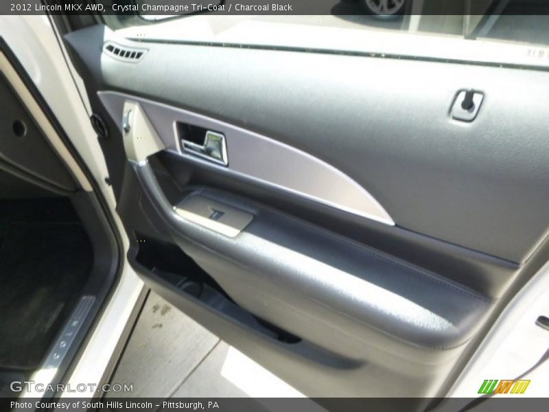 Crystal Champagne Tri-Coat / Charcoal Black 2012 Lincoln MKX AWD