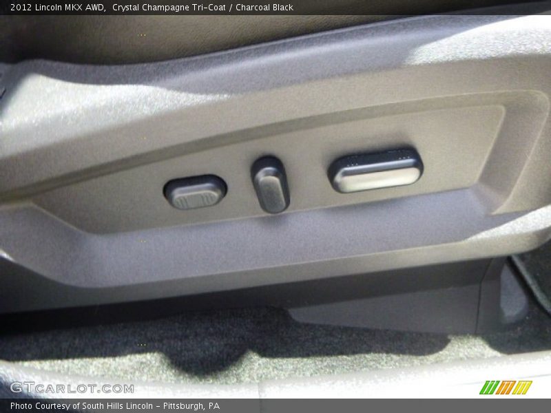Crystal Champagne Tri-Coat / Charcoal Black 2012 Lincoln MKX AWD