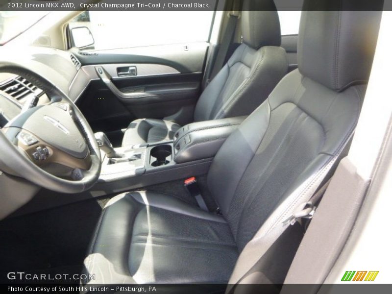 Front Seat of 2012 MKX AWD