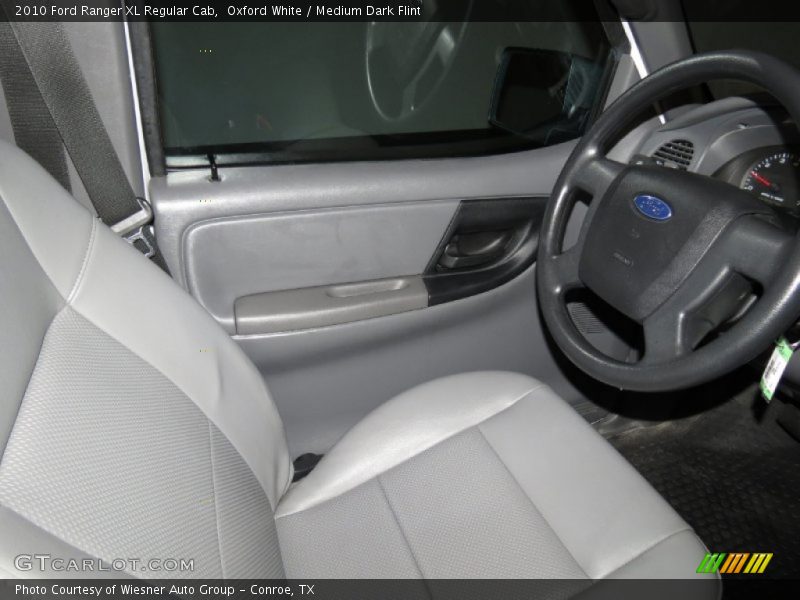 Oxford White / Medium Dark Flint 2010 Ford Ranger XL Regular Cab
