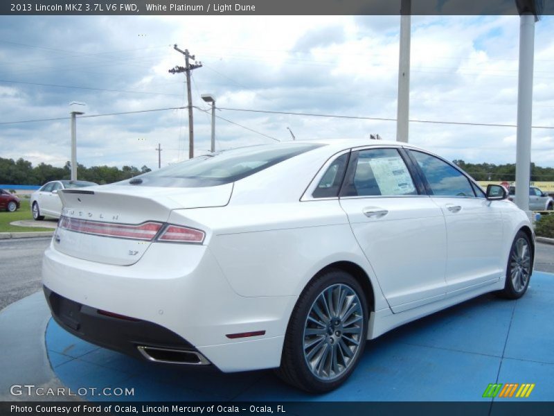  2013 MKZ 3.7L V6 FWD White Platinum