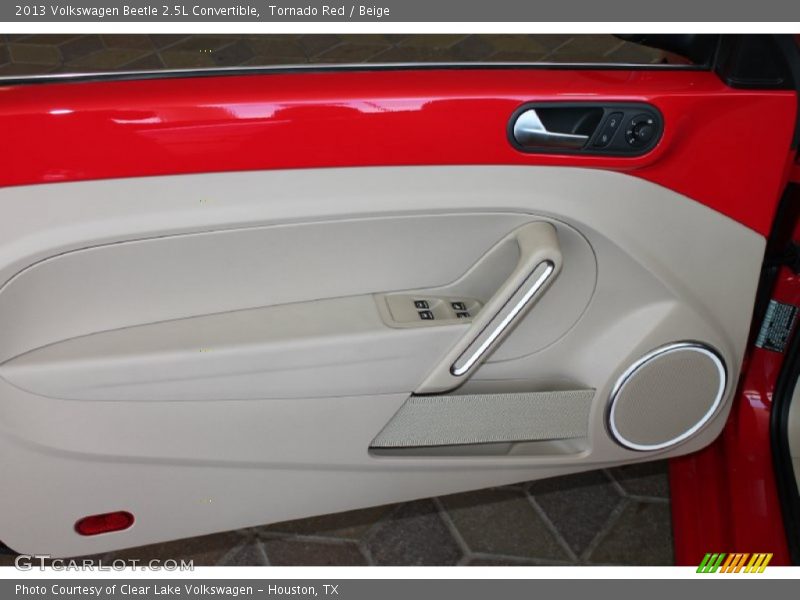 Tornado Red / Beige 2013 Volkswagen Beetle 2.5L Convertible